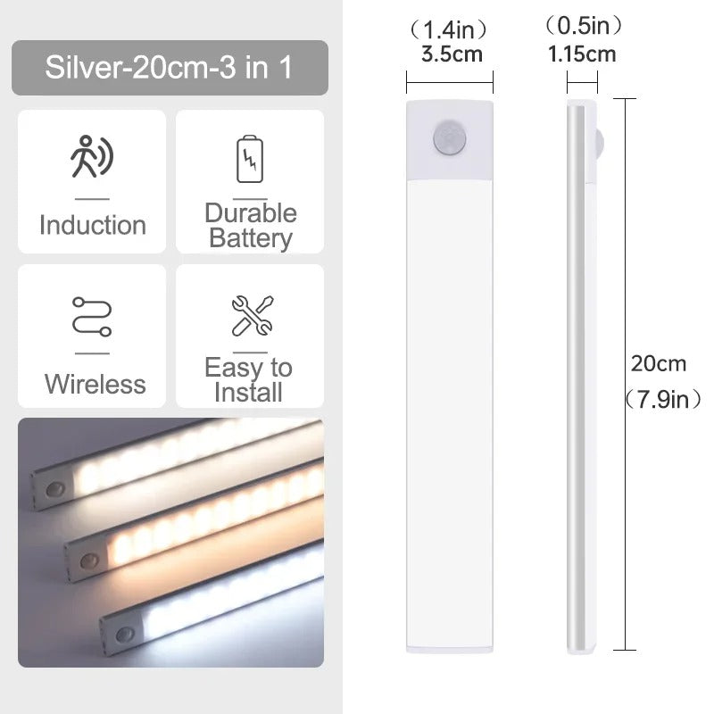 3-in-1 Colour Motion sensor, light